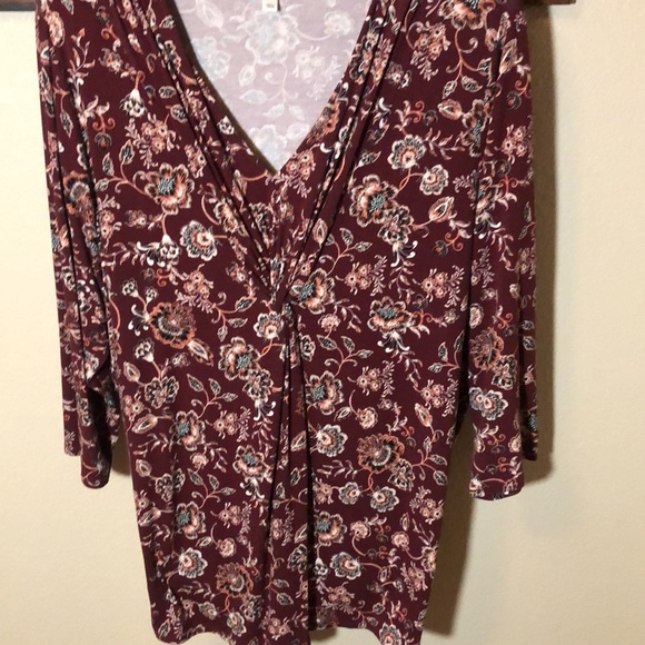 Dress Barn Floral top - Picture 7 of 8